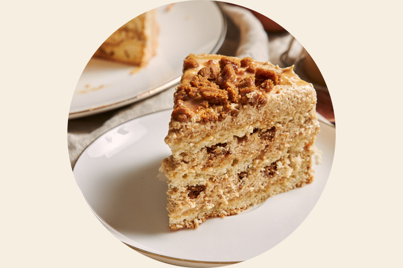 Cookie Crumbles untuk Kek Sandwic